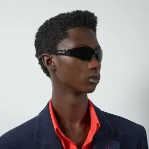BRAND NEW Gucci GG1651S 001 Black Grey Unisex Mask Sunglasses GG 1651S Gucci Men AUTHENTIC Sunglasses Black Grey Mask GG1651S 001  main image 4
